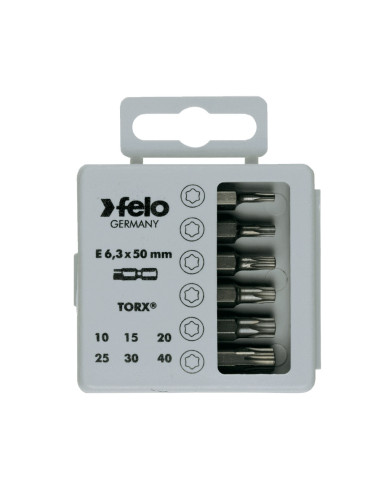 Set Profi Bit Box - 6 Biti Industriali TORX - Lungime 50mm