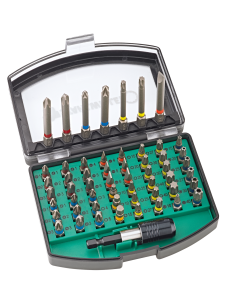 Trusa Stahlwille 55 de biti 1/4" + suport bit cu mandrina, 1206 BIT-SET 56 TLG 2