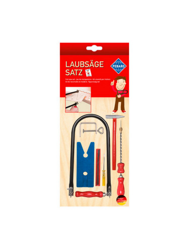 Pebaro 935, Set traforaj pentru incepatori, masa de taiat cu locas de fixare + burghiu pentru traforaj + alte accesorii