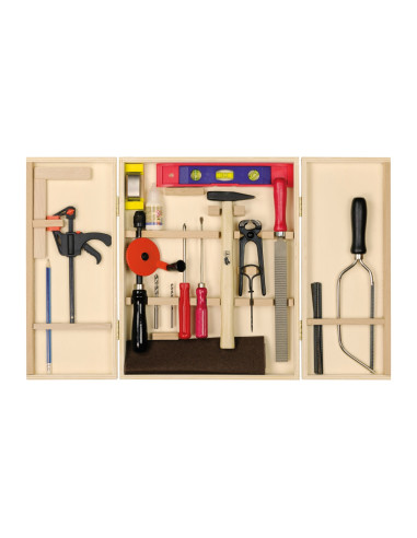 Pebaro 412, Set profesional pentru lucrul cu lemnul, ambalat in cutie de lemn