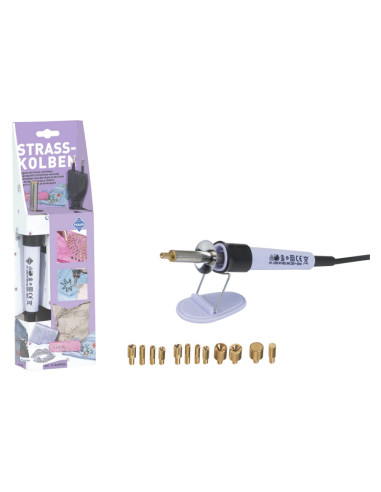 Pebaro 0250, Set pentru aplicare strasuri, 12 varfuri