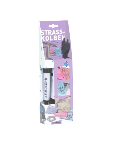 Pebaro 0250, Set pentru aplicare strasuri, 12 varfuri