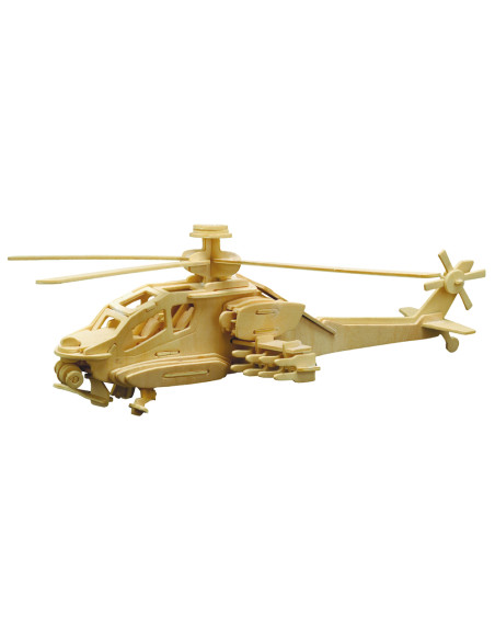 Pebaro 866/2, Kit constructie din lemn, elicopter de lupta, 86 piese