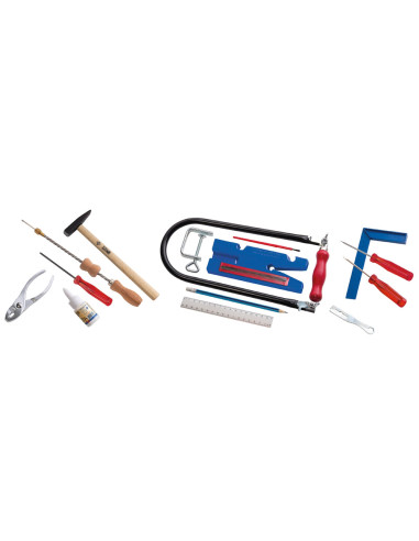 Pebaro 925P, Set traforaj, burghiu + masa de taiat cu locas de fixare + set extins de unelte