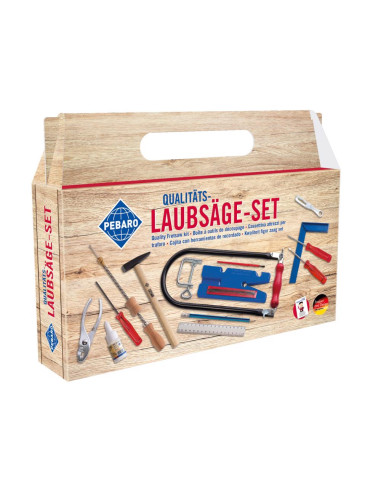 Pebaro 925P, Set traforaj, burghiu + masa de taiat cu locas de fixare + set extins de unelte