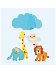 Pebaro 337S, Sablon din lemn, little animals, pentru traforaj, dimensiunea A4 2