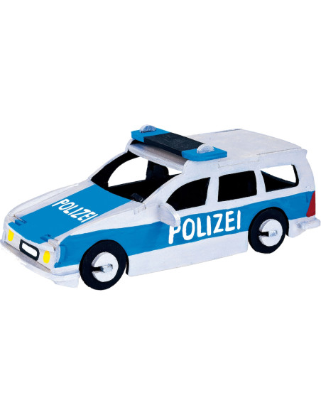 Pebaro 358S, Sablon din lemn, masina de politie, pentru traforaj, dimensiunea A4