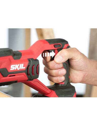 SKIL 3470 CA, Fierastrau sabie cu acumulator (doar corpul) SW1E3470CA, 0-3000 cpm, + accesorii