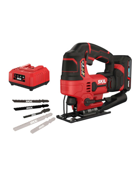 SKIL 3420 AA, Fierastrau pendular cu acumulator SW1E3420AA, 0-2800 cpm, + 1xAcuu, incarcator si accesorii