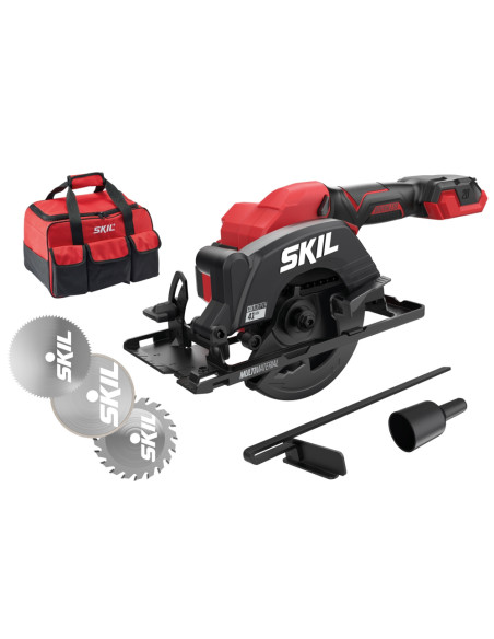 SKIL 3540 FA Mini fierastrau cu acumulator „Compact brushless“, turatie 6000 /min, 3 discuri de schimb si geanta de transport, d