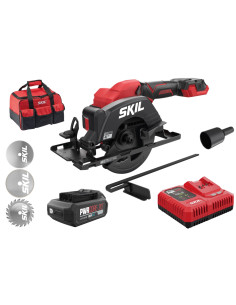 SKIL 3540 DA Mini fierastrau cu acumulator „Compact brushless“, turatie 6000 /min, 3 discuri de schimb si geanta de transport, a