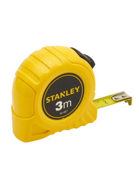 Stanley 1-30-487, ruleta clasica 3m, protectie Tylon, tru-zero, 3m x 12.7mm