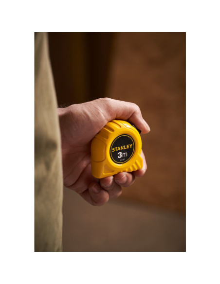 Stanley 1-30-487, ruleta clasica 3m, protectie Tylon, tru-zero, 3m x 12.7mm