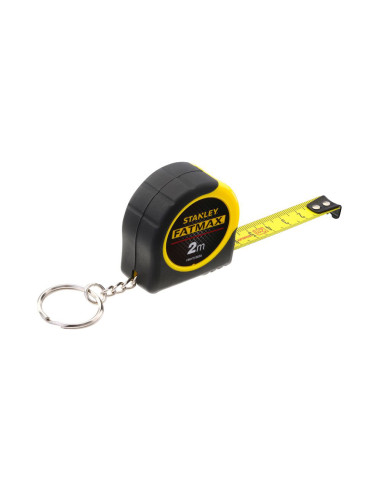 Stanley FMHT1-33856, ruleta tip breloc FatMax 2m, Tru-Zero, buton de blocare a lamei Slide LockTM, 2m x 13mm, blister