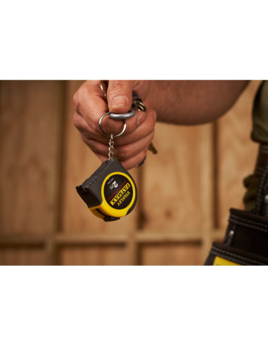 Stanley FMHT1-33856, ruleta tip breloc FatMax 2m, Tru-Zero, buton de blocare a lamei Slide LockTM, 2m x 13mm, blister