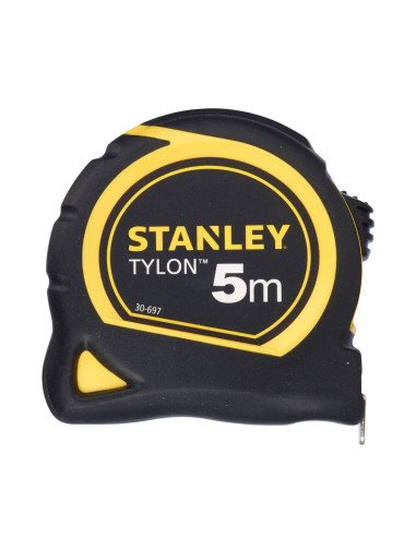 Stanley 0-30-697, ruleta Tylon 5m, tru-zero, protectie din cauciuc, anti-alunecare, 5m x 19mm, blister