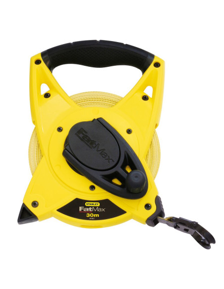 Stanley 2-34-814, ruleta deschisa fatmax cu banda din fibra de sticla 30m, mulinare rapida, tru-zero, 30m x 19mm, blister