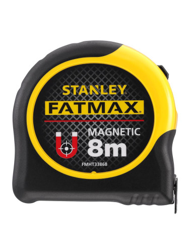Stanley FMHT0-33868, ruleta magnetica fatmax 8m, Mylar®, BladeArmor, tru-zero, rupere la 3.2m, magnet detasabil, 8m x 32mm, blis