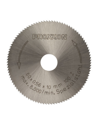 Disc debitor HSS, Proxxon 28020, 50mm, 100 dinti