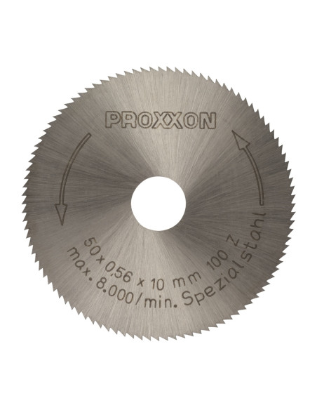 Disc debitor HSS, Proxxon 28020, 50mm, 100 dinti