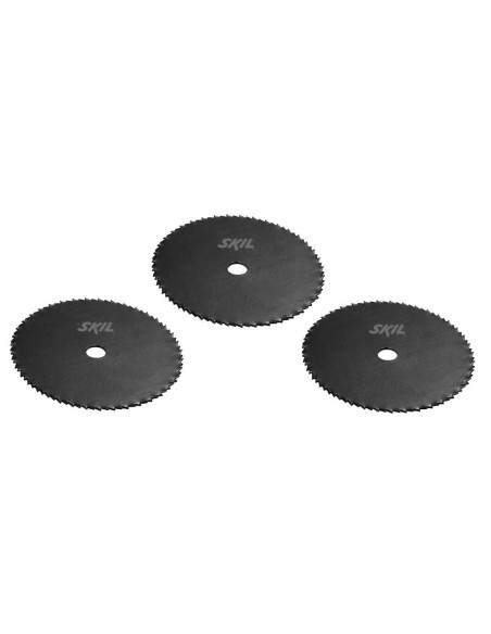Set 3 panze de fierastrau SKIL 2610Z06137, din otel calit, 80 dinti,diametru central 10 mm