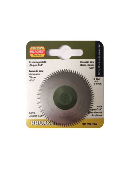 Disc debitor "super cut", Proxxon 28014, 58mm, 80 dinti