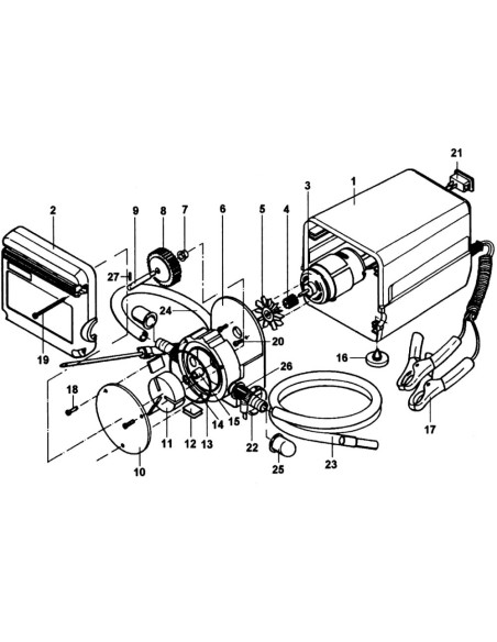 Proxxon 25262.03-Piesa de schimb Motor