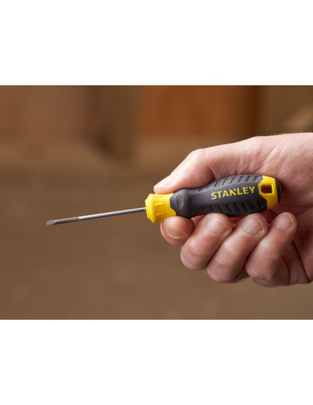 Stanley STHT16152-0, surubelnita Cushion Grip cu varful drept si lungimea tijei de 75mm, 3.5x0.6mm
