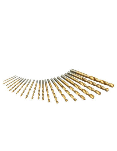 SKIL 2610S00918 set 21 burghie HSS, varf de 135°, pentru gaurire in otel, lemn si plastic