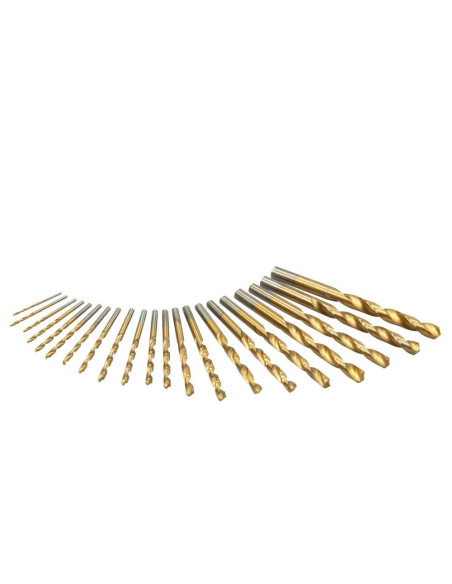 SKIL 2610S00918 set 21 burghie HSS, varf de 135°, pentru gaurire in otel, lemn si plastic