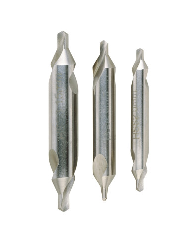 Set burghie HSS pentru centruire, Proxxon 24630