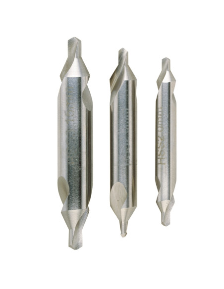 Set burghie HSS pentru centruire, Proxxon 24630