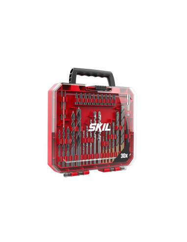 SKIL 2610S00919 set 30 de burghie si biti de insurubare in caseta pentru organizare