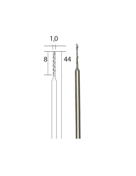 Set 3 burghie HSS, 1.0mm, Proxxon 28854