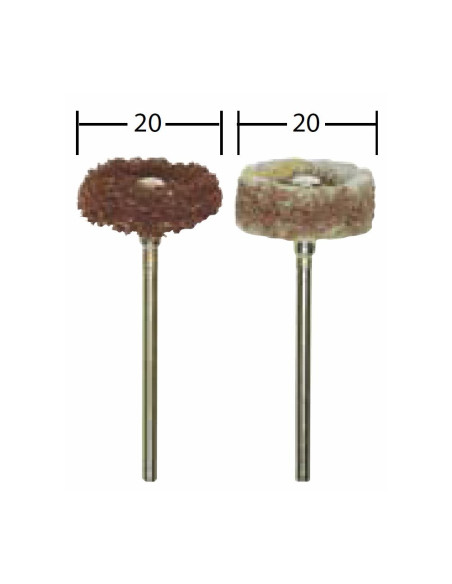 Set perii pentru slefuit din nylon, Proxxon 28282 Ø 20mm