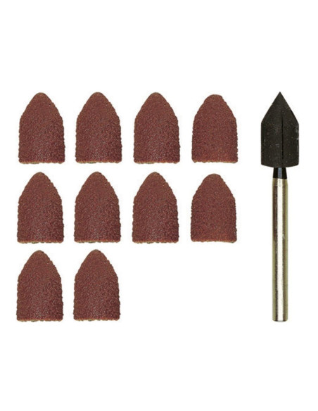 Set ax si tamburi conici, din corindon, 9x13mm, GR80 si GR150 , Proxxon 28987