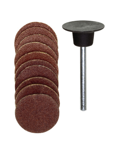 Set suport si discuri din corindon, 18mm, GR120 si GR150, Proxxon 28982