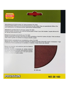 Discuri autoadezive 125mm, GR80, Proxxon 28160 2