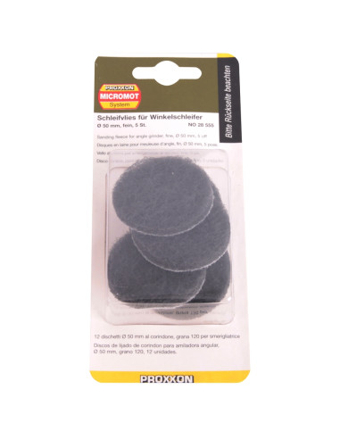Set discuri din pasla auto-adezive pentru LHW- Fina, Proxxon 28555