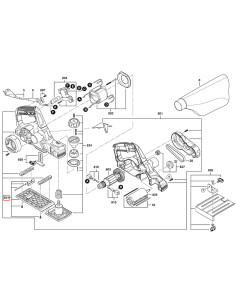 SKIL 2826622044, Kit placa de baza pentru rindeaua electrica 1590