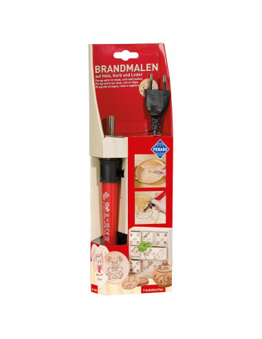 Pebaro 0260, Set pentru pirogravura, 30W, 220V, include 9 varfuri