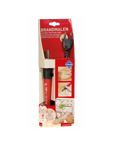 Pebaro 0260, Set pentru pirogravura, 30W, 220V, include 9 varfuri