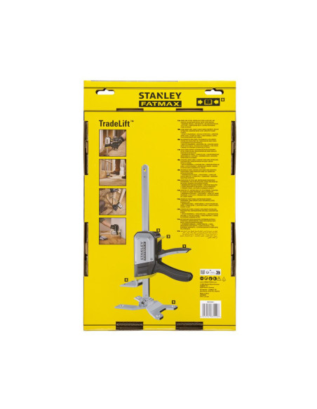 Stanley FMHT83550-1, Menghina Fatmax TradeLift, capacitate 150kg, deschidere max. 220mm, sistem de blocare rapida