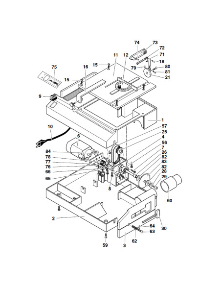 Proxxon 27006.77-Piesa de schimb, placa suport