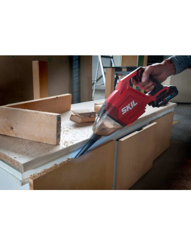 SKIL 3158 CA Aspirator de mana, volum rezervor de 0.55 l, 2x accesorii, doar corpul