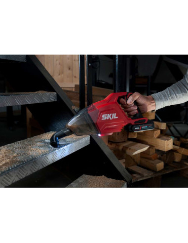 SKIL 3158 CA Aspirator de mana, volum rezervor de 0.55 l, 2x accesorii, doar corpul