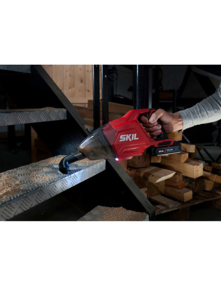 SKIL 3158 CA Aspirator de mana, volum rezervor de 0.55 l, 2x accesorii, doar corpul