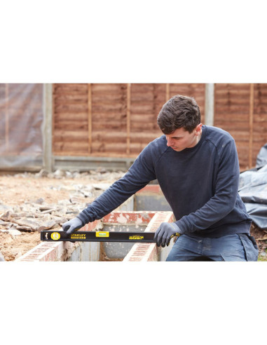 Stanley FMHT42554-1, Nivela Fatmax Classic PRO, 60cm, 2 fiole, precizie de 0.5mm/m