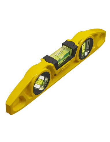 Stanley 0-43-603, nivela magnetica fatmax torpedo din aluminiu, 23 cm, 3 fiole, blister