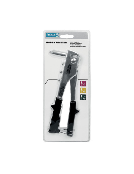 Rapid 5001129, Cleste pop nituri Hobby cu 4 capete nituire interschimbabile, 3.2/4.0/4.8mm